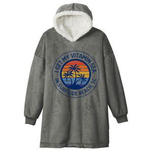 Surfside Beach Sc Surfside Beach South Carolina Vacation Hooded Wearable Blanket