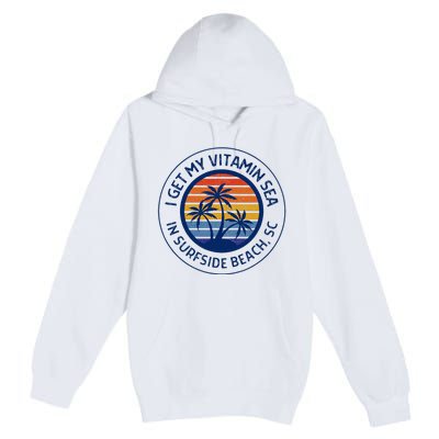 Surfside Beach Sc Surfside Beach South Carolina Vacation Premium Pullover Hoodie