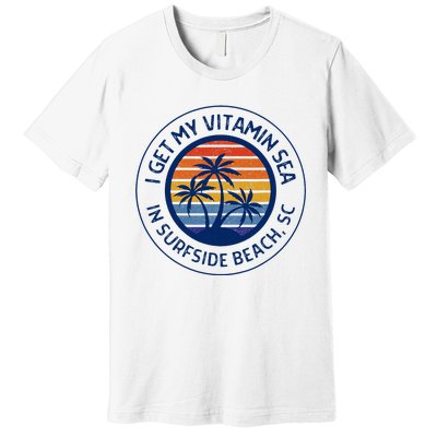 Surfside Beach Sc Surfside Beach South Carolina Vacation Premium T-Shirt