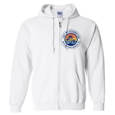 Surfside Beach Sc Surfside Beach South Carolina Vacation Full Zip Hoodie