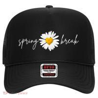 Spring Break Sunflower High Crown Mesh Back Trucker Hat