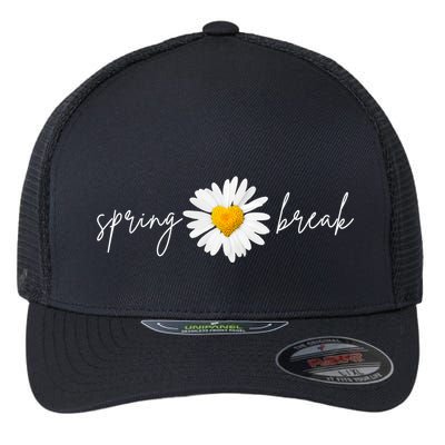 Spring Break Sunflower Flexfit Unipanel Trucker Cap
