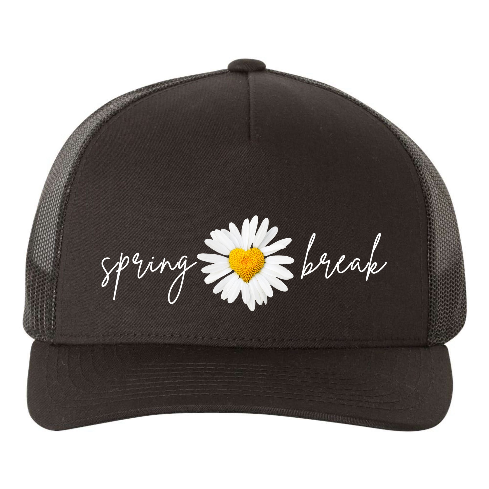 Spring Break Sunflower Yupoong Adult 5-Panel Trucker Hat