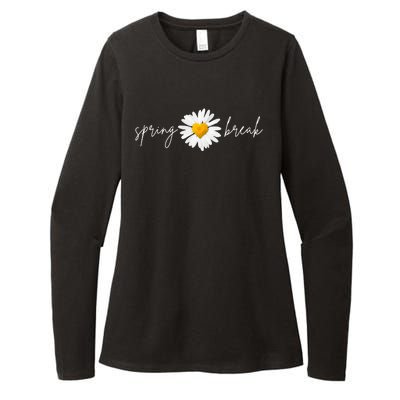 Spring Break Sunflower Womens CVC Long Sleeve Shirt