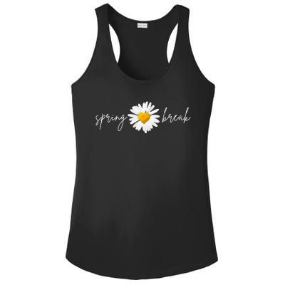 Spring Break Sunflower Ladies PosiCharge Competitor Racerback Tank