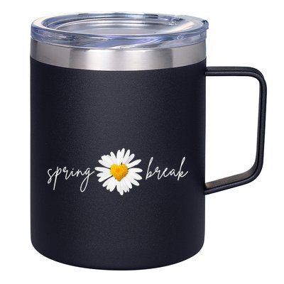 Spring Break Sunflower 12oz Stainless Steel Coffee Mug