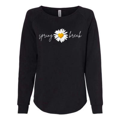 Spring Break Sunflower Womens California Wash Sweatshirt