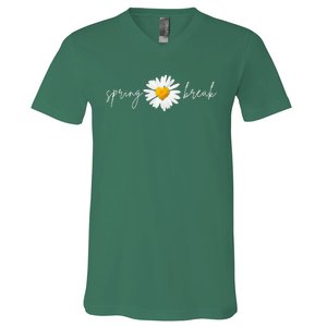 Spring Break Sunflower V-Neck T-Shirt