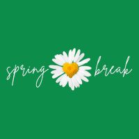 Spring Break Sunflower Button
