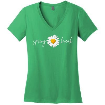 Spring Break Sunflower Women's V-Neck T-Shirt