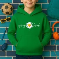 Spring Break Sunflower Kids Hoodie