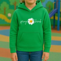 Spring Break Sunflower Kids Hoodie