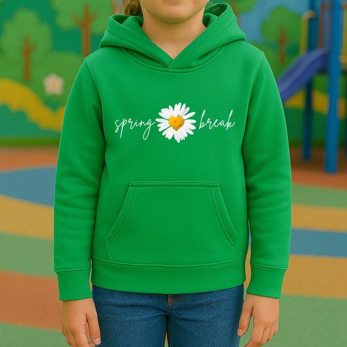 Spring Break Sunflower Kids Hoodie