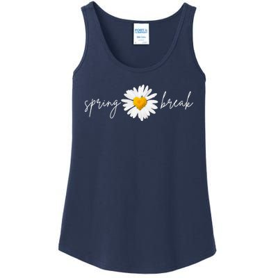 Spring Break Sunflower Ladies Essential Tank