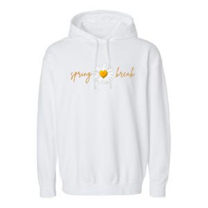 Spring Break Sunflower Garment-Dyed Fleece Hoodie