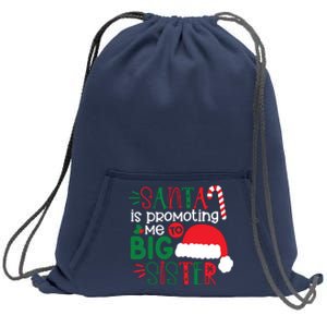 Santa Big Sister For Girl Sweatshirt Cinch Pack Bag