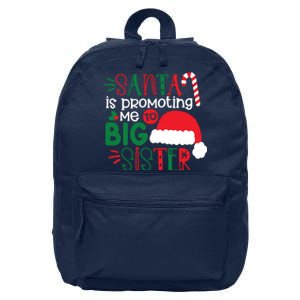 Santa Big Sister For Girl 16 in Basic Backpack