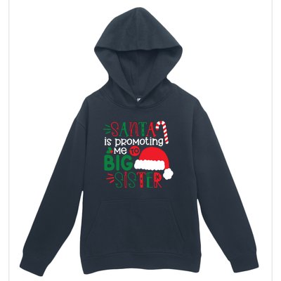 Santa Big Sister For Girl Urban Pullover Hoodie