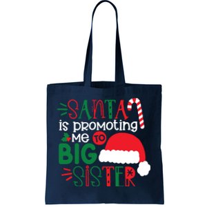 Santa Big Sister For Girl Tote Bag