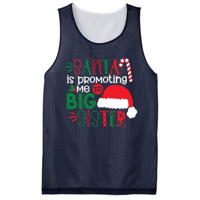 Santa Big Sister For Girl Mesh Reversible Basketball Jersey Tank