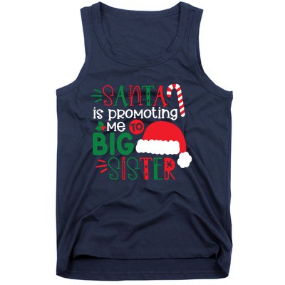 Santa Big Sister For Girl Tank Top