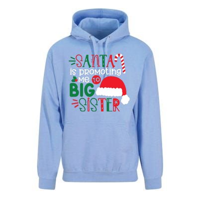 Santa Big Sister For Girl Unisex Surf Hoodie