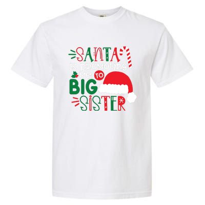 Santa Big Sister For Girl Garment-Dyed Heavyweight T-Shirt