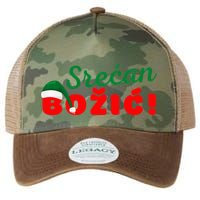 Srecan Bozic Serbian Merry Christmas Srecan Bozic Legacy Tie Dye Trucker Hat