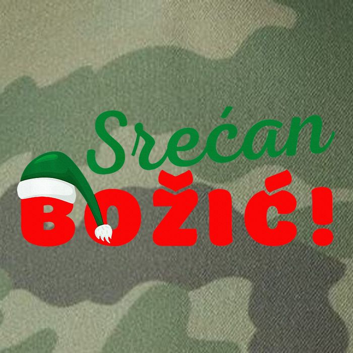 Srecan Bozic Serbian Merry Christmas Srecan Bozic Legacy Tie Dye Trucker Hat