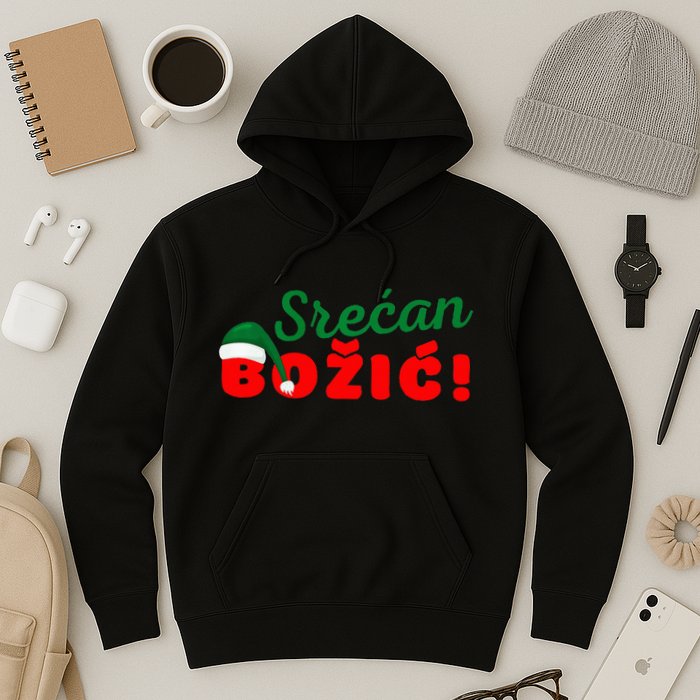 Srecan Bozic Serbian Merry Christmas Srecan Bozic Hoodie