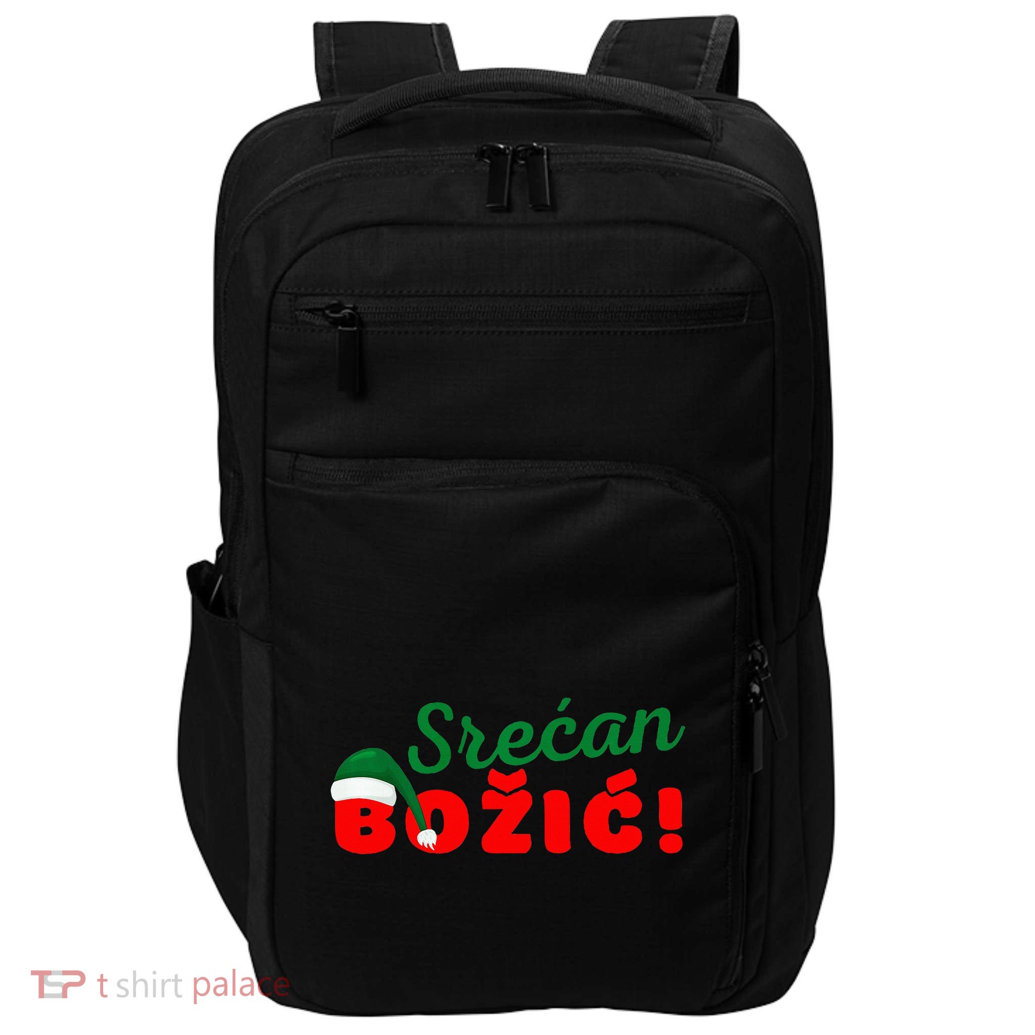 Srecan Bozic Serbian Merry Christmas Srecan Bozic Impact Tech Backpack