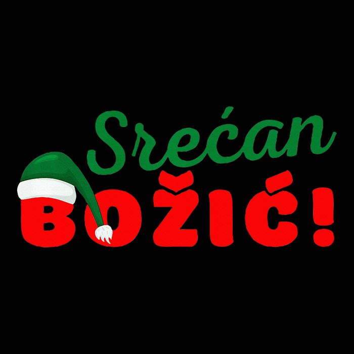 Srecan Bozic Serbian Merry Christmas Srecan Bozic Sustainable Bucket Hat