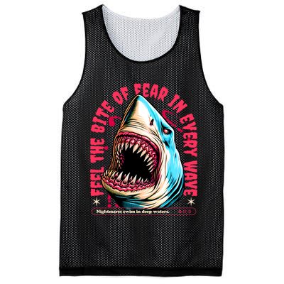 SHARK BITE Mesh Reversible Basketball Jersey Tank