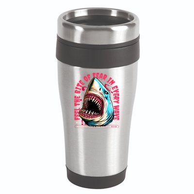 SHARK BITE 16oz Travel Tumbler