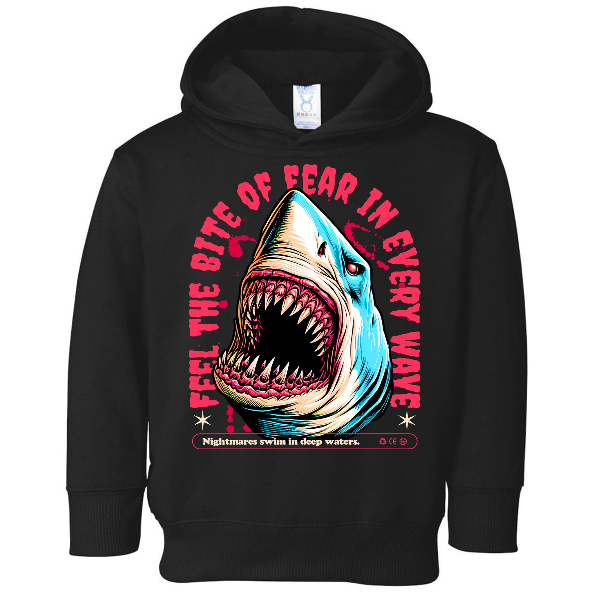 SHARK BITE Toddler Hoodie