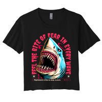 SHARK BITE Women's Crop Top Tee