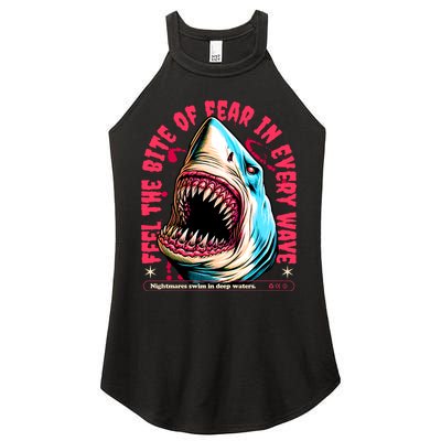 SHARK BITE Women's Perfect Tri Rocker Tank