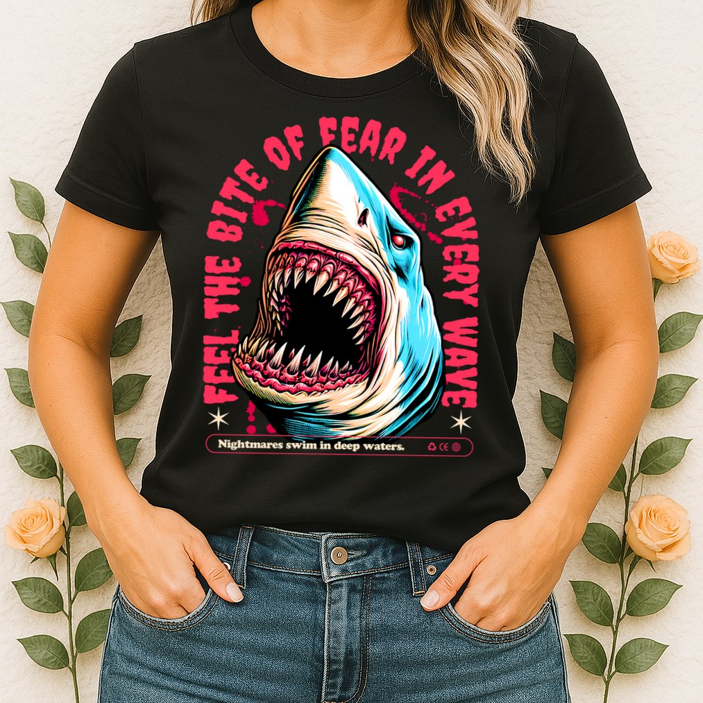 SHARK BITE Womens T-Shirt