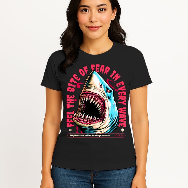 SHARK BITE Womens T-Shirt