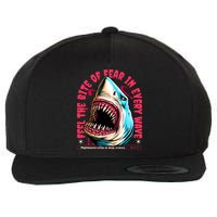SHARK BITE Wool Snapback Cap