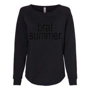 Simple Brat Summer Slogan Womens California Wash Sweatshirt