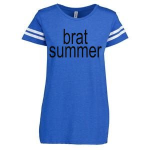 Simple Brat Summer Slogan Enza Ladies Jersey Football T-Shirt