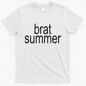 Simple Brat Summer Slogan T-Shirt