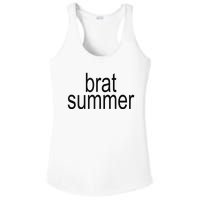 Simple Brat Summer Slogan Ladies PosiCharge Competitor Racerback Tank