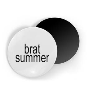 Simple Brat Summer Slogan Magnet