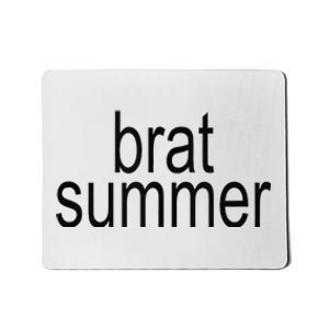 Simple Brat Summer Slogan Mousepad