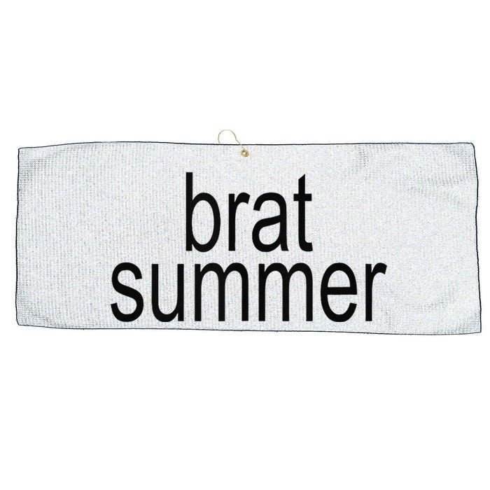 Simple Brat Summer Slogan Large Microfiber Waffle Golf Towel