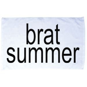 Simple Brat Summer Slogan Microfiber Hand Towel