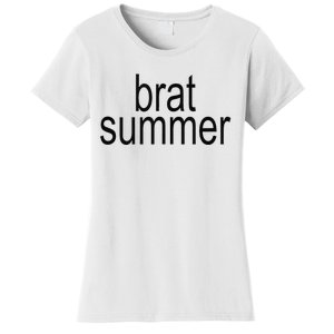 Simple Brat Summer Slogan Women's T-Shirt