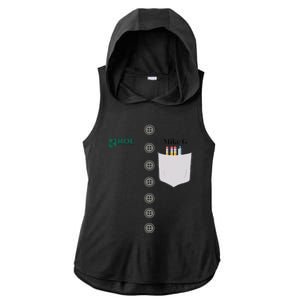 Simple Basic Ladies PosiCharge Tri-Blend Wicking Draft Hoodie Tank